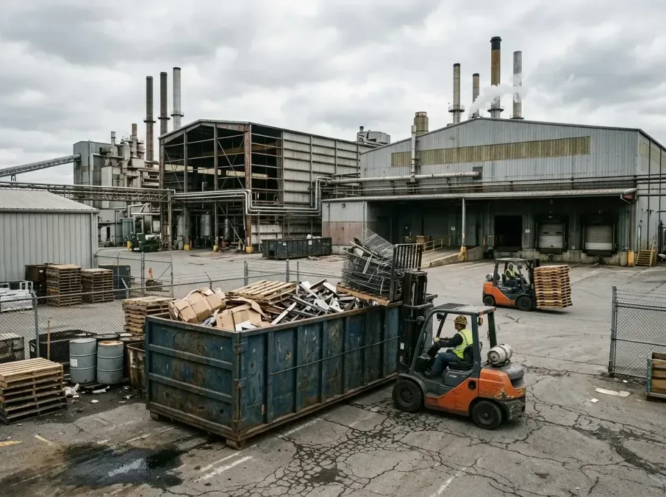 industrial-factory-scrap-conta-003 — frequently asked questions, Cheap Roll-off Dumpster Rentals in Little Canada, MN